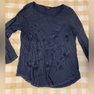 Lucky Brand 3/4 Sleeve Top